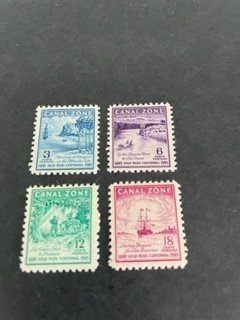 Canal Zone  sc 142-145 MNH