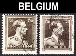 Belgium Scott 285 Two different perfs F to VF used.  FREE...
