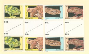 Botswana #243-246  Single (Complete Set) (Animals)