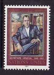 United Nations Geneva-Sc#151- id8-unused NH set-Trygve Lie-1987-