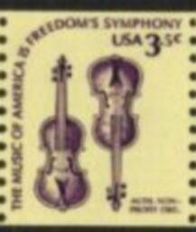 US Stamp #1813 MNH - Americana Weaver Violins Coil Single