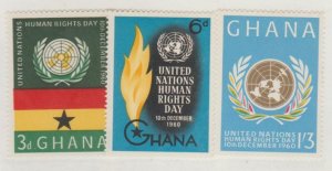 Ghana Scott #89-90-91 Stamp - Mint NH Set