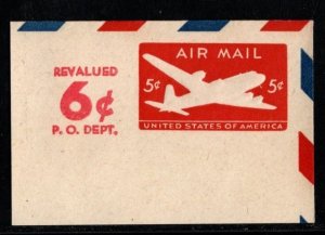#UC22 DC Skymaster Revalued Cut Square  - Mint