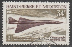 Saint-Pierre & Miquelon    C40    (O)   1969   Poste aérienne