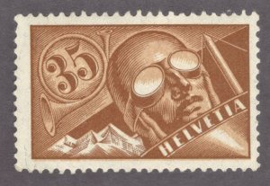 Switzerland #C6 Pilot at Controls (1923) VF/XF NH w/tiny corner crease