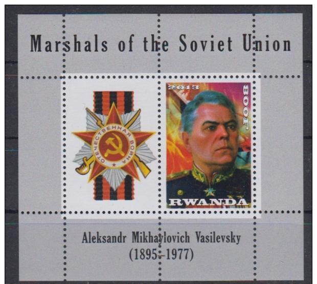 RWANDA SHEET MARSHALS SOVIET UNION A13