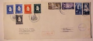 NETHERLANDS  FDC 1952 SET MIXED  SOUTH AFRICA SET