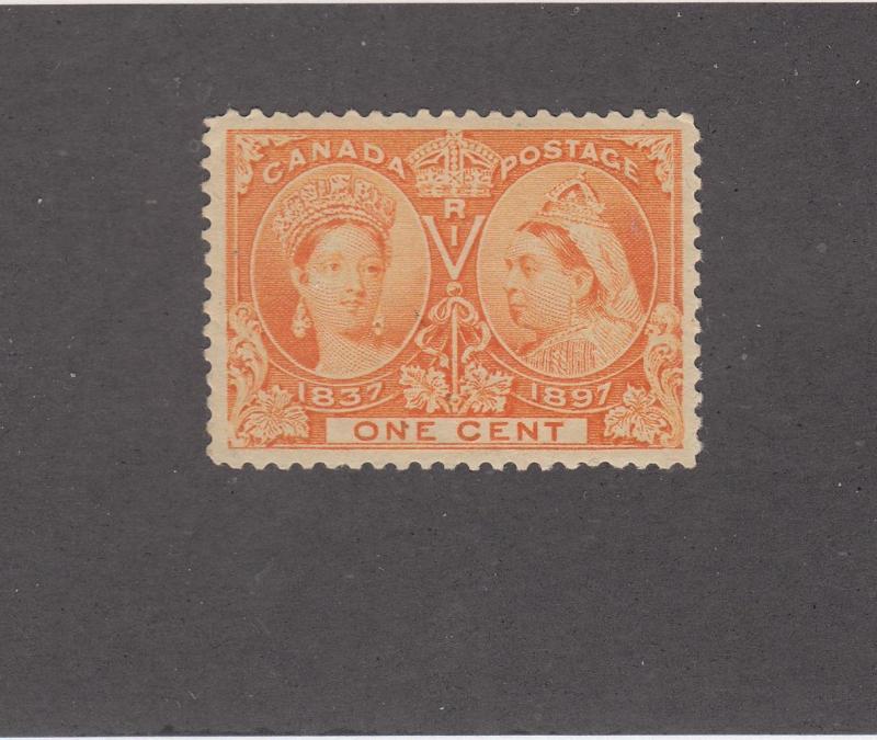 CANADA # 51 VF-MNH 1ct PURE ORANGE JUBILEE CAT VALUE $120