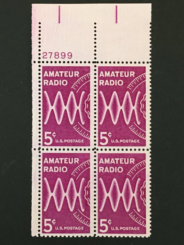 Scott # 1260 Amateur Radio, MNH Plate Block of 4