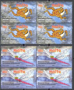 Malta Sc# 1053-1054 MNH block/4 2001 Europa