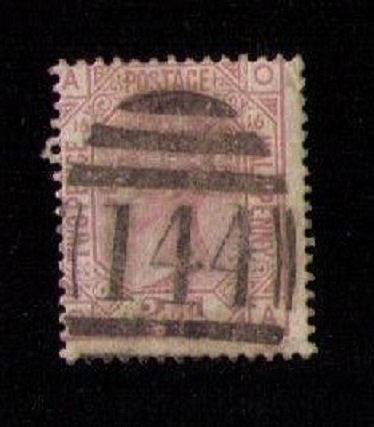 Great Britain Sc 67 Used PL16  F-VF Cat.$52.50