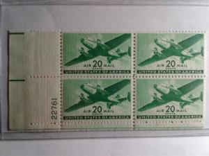 SCOTT # C 29 MINT NEVER HINGED GEM 20 CENT AIRMAIL VERY VERY DESIRABLE !!!