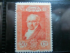 Spain Spain España Spain 1930 Goya 50c fine MH* stamp A4P14F442-