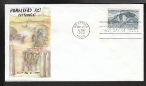 U.S. 1198 Homestead (Glory) U/A FDC  