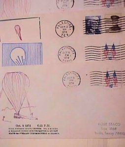 US BALLOON PALESTINE 19 74 SE 23,29 OCT 6,9