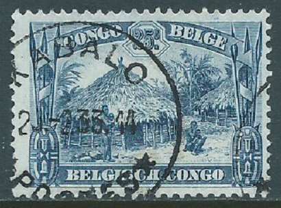 Belgian Congo, Sc #142, 25c Used