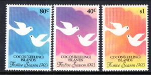 Cocos Keeling Islands 286-288 MNH VF