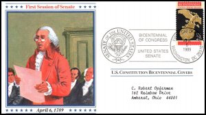 US 2413 First Session of Congress 1989 FDC Cover