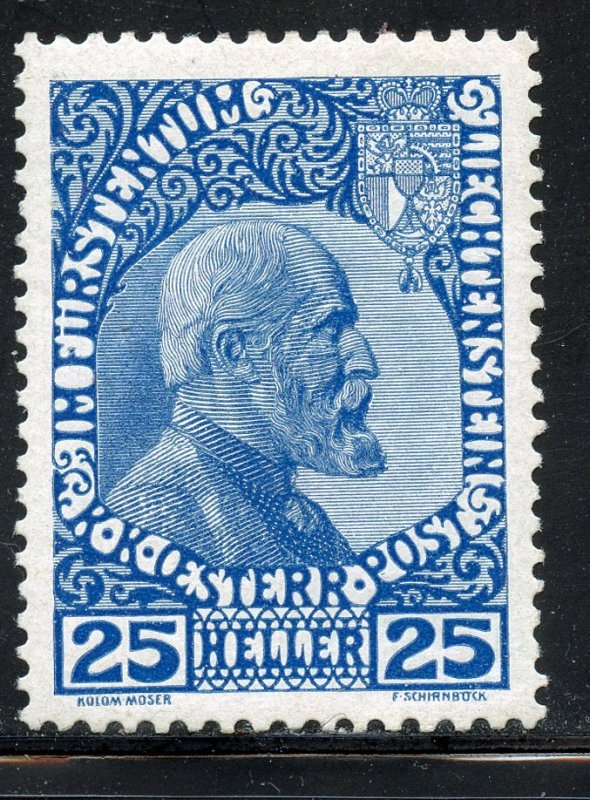 Liechtenstein # 3, Mint Hinge Remain.