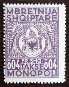 ALBANIA - REVENUE STAMP! albanien italy stempelmarke fiscal tax J16