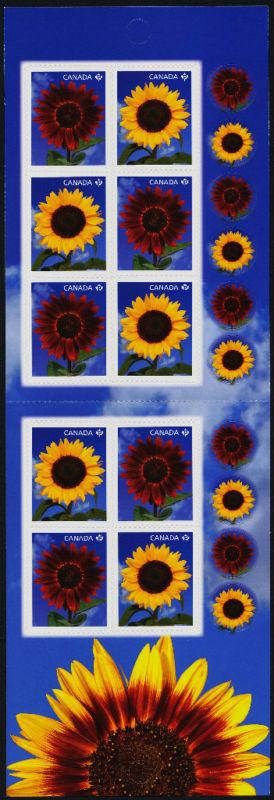 Canada 2444a Booklet MNH Sunflowers