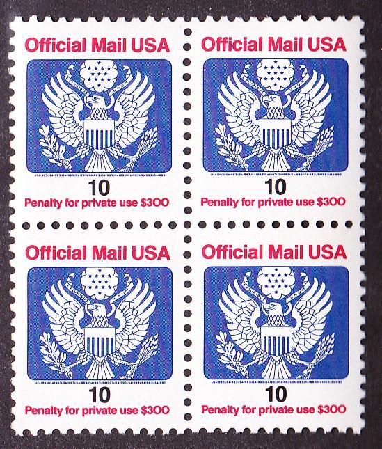 Scott #O 146A MNH Block of 4