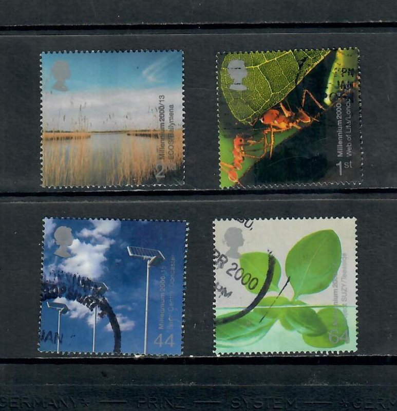 G.B  2000 COMMEMORATIVES  SET LIFE AND EARTH h 250123   , USED