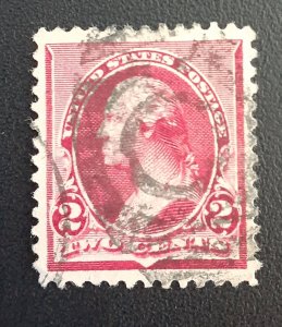 StampGeek US SCOTT #220 USED EXTREMELY FINE LIGHT HINGE