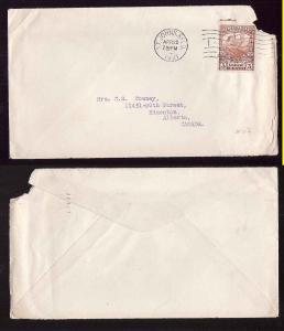 Newfoundland cover #2105a - 3c Caribou-St. John's-Ap 22 1