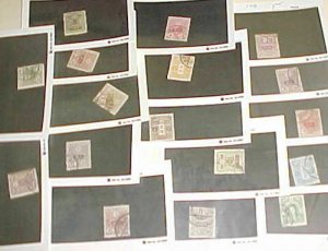 JAPAN STAMP  18 DIFF. #117/145  USED cat.$101.00