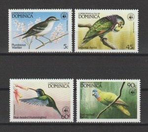 DOMINICA 1984 SG 870/3 + MS 874 MNH Cat £21