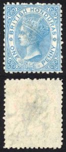 British Honduras SG5 1d Pale Blue M/M Cat 95 pounds