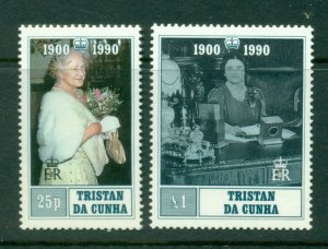 Tristan da Cunha 1990 Queen Mother 90th Birthday MUH