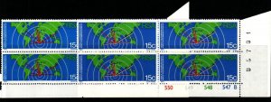 SOUTH AFRICA SG338/9 1973 WORLD COMMUNICATIONS DAY BLOCK OF 4 MNH