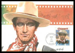 #2448 Stagecoach - John Wayne Maxi FDC