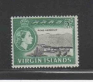 VIRGIN ISLANDS #148 1964 5c QEII MINT VF NH O.G