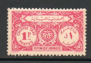 Lebanon J47 Postage Due Mint Never Hinged E229