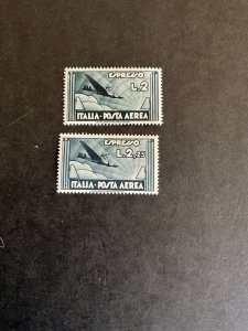 Stamps Italy Scott #CE3-4 never hinged