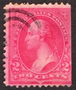 1895, US 2c, George Washington, Used, Sc 267a