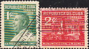 Cuba #322-323 Used Set