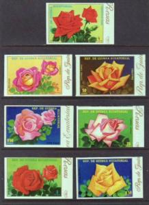 Equatorial Guinea Roses Imperfs MNH S2606