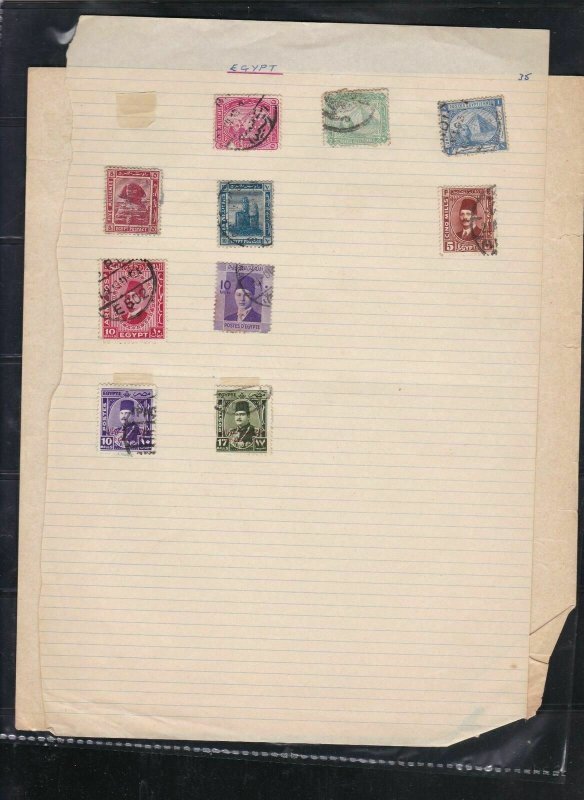 egypt stamps page ref 18221