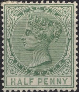 Lagos #13, Unused, Hinged