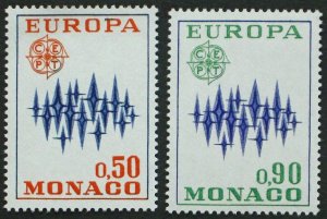 1972 Monaco 1038-1039 Europa CEPT 3,00 €