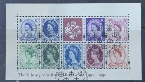 GREAT BRITAIN 2003 WILDING MINIATURE SHEET (2nd SERIES) SGMS2367 USED