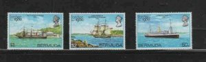 BERMUDA #393-396 1980 LONDON STAMP EXIBITION MINT VF NH O.G