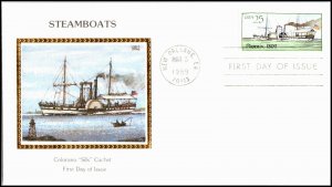 OAS-CNY 4820 FDC SCOTT 2406 – 1989 25c Steamboats Phoenix 1809