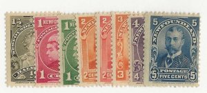 Newfoundland Sc #78-95 set of 8 OG FVF