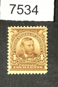 MOMEN: US STAMPS # 303 MINT OG NH LOT #B 7534