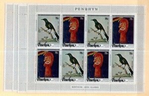 Penrhyn Island Scott 93-6 Mint NH mini-sheets [TG1373]